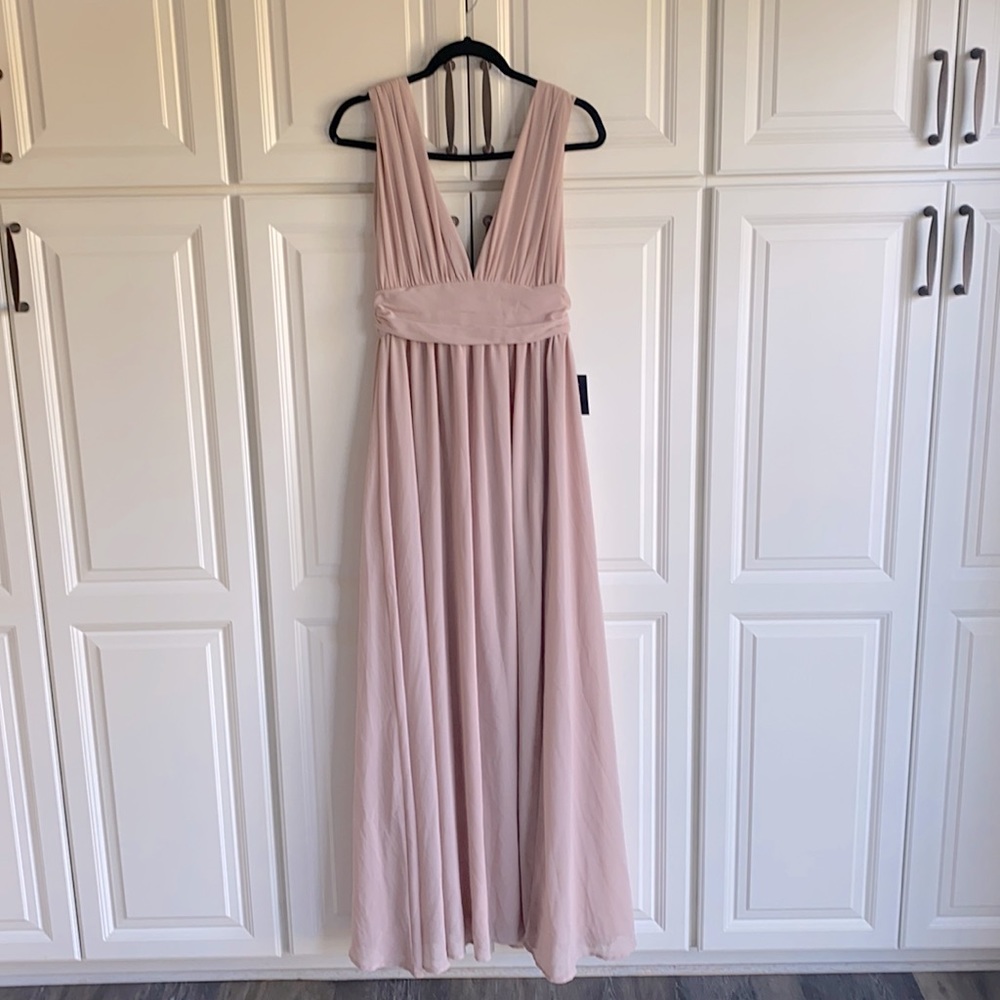 Lulus blush maxi dress